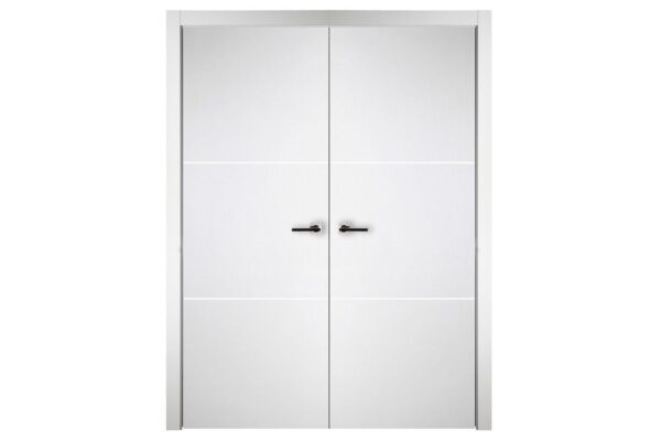 Italia Flush 06 Alaskan White Laminate Interior Door - Image 2