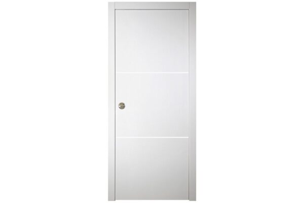 Italia Flush 06 Alaskan White Laminate Interior Door - Image 3