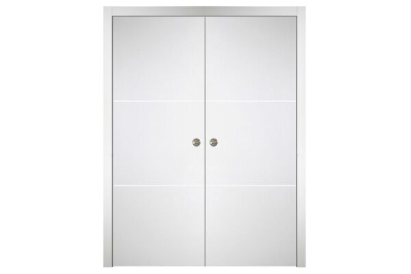 Italia Flush 06 Alaskan White Laminate Interior Door - Image 4