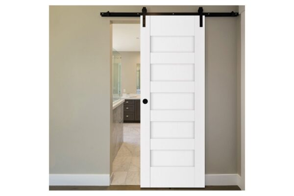 Stile 040 Soft White Laminated Modern Interior Door - Image 5