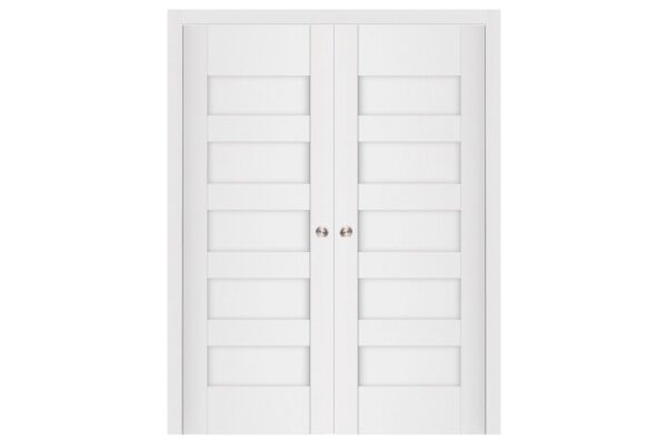 Stile 040 Soft White Laminated Modern Interior Door - Image 6