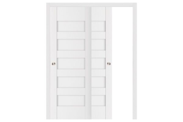 Stile 040 Soft White Laminated Modern Interior Door - Image 4